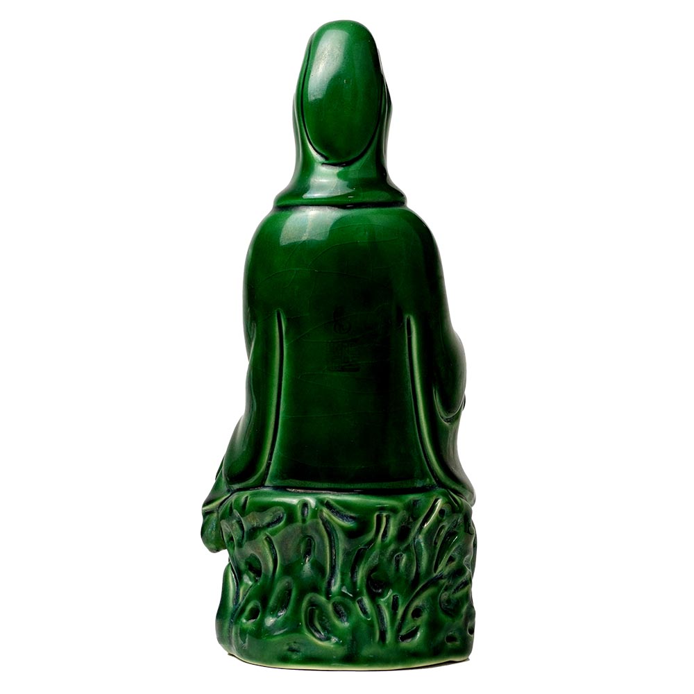 Buddha Figur Guan Yin Avalokiteshvara Porzellan Barmherzig Mitgefühl Trost inkl. Versand