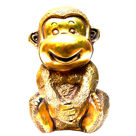 Affen Figuren Metall Tiere Home Garten Deko lächeln Glücklich Gesichte Geschenke inkl. Versand