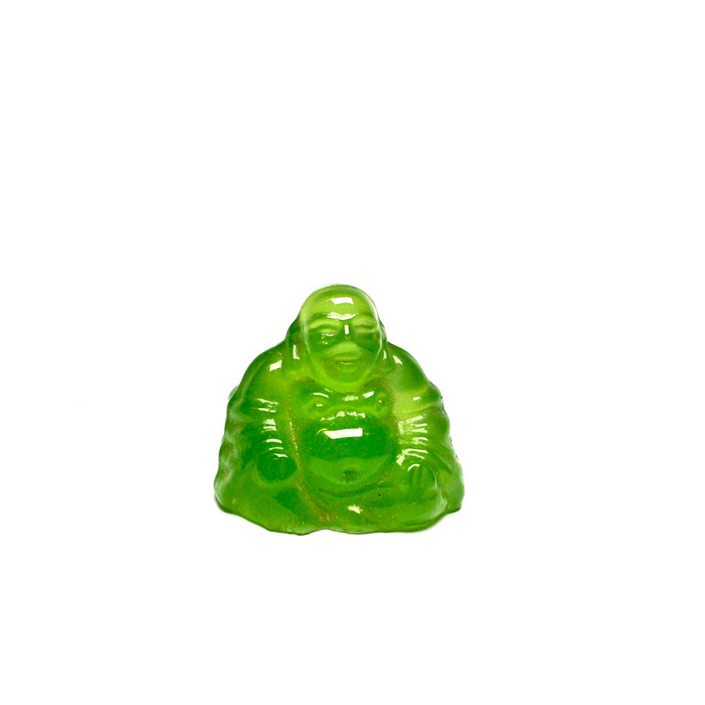 Glücks Buddha grün kl.